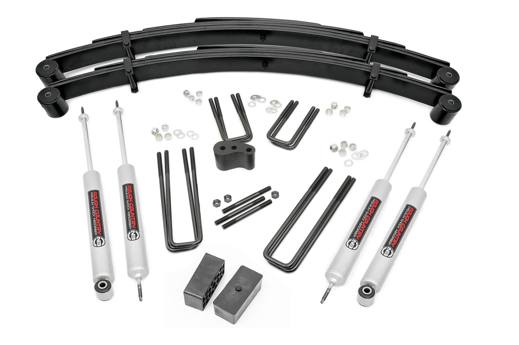 4 Inch Lift Kit | Lowboy | Ford F-250 4WD (1977-1979) by Rough Country