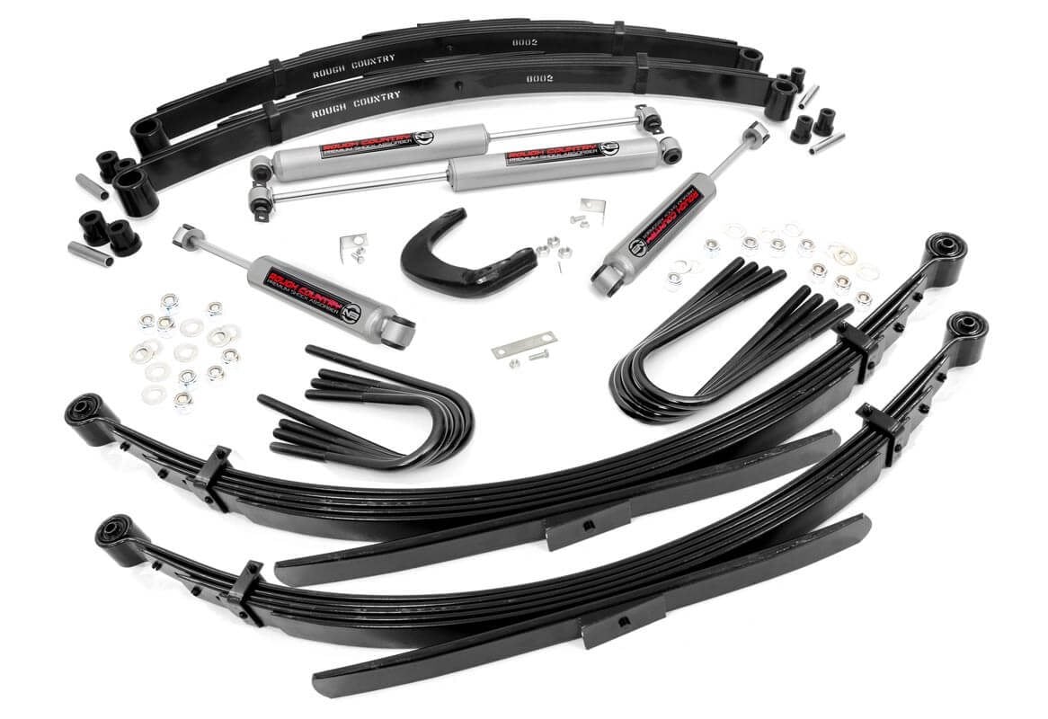 4 Inch Lift Kit | Rear Springs | Chevy/GMC C10/K10 Truck & SUV/K5 Blazer (77-91) by Rough Country