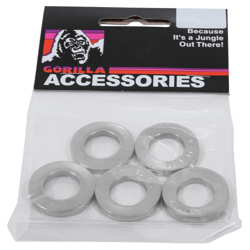 WASHER CRAGAR CENTER CHR 5-PK BAG by Gorilla Automotive