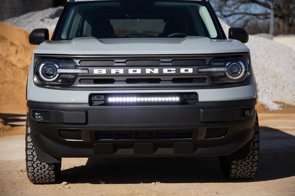 LED Light Kit | Bumper Mount | 20" Spectrum Single Row | Ford Bronco Sport (21-26) by Rough Country