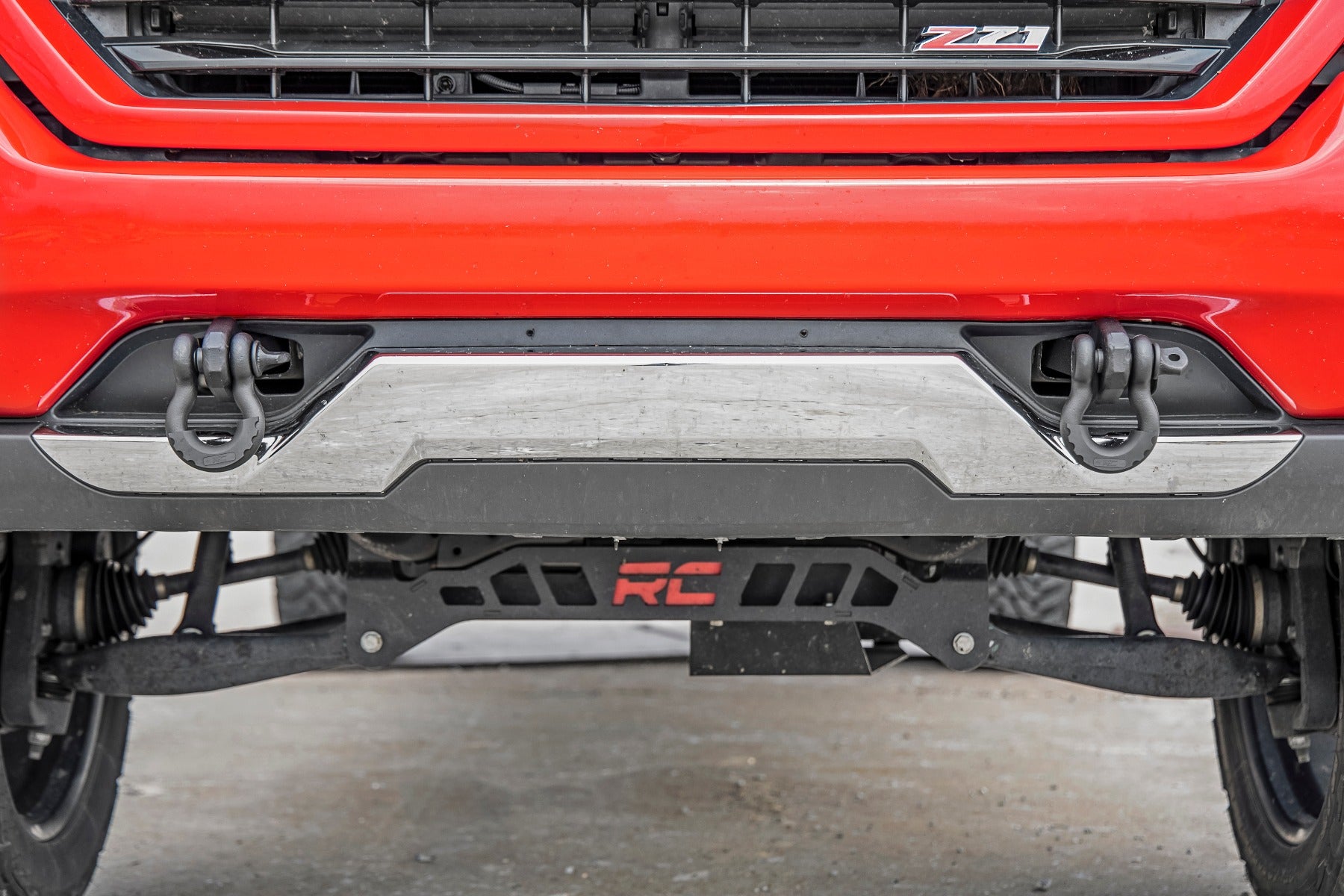 Tow Hook Brackets | D-Ring Combo | Chevy Silverado 1500 2WD/4WD (2014-2018 & Classic) by Rough Country