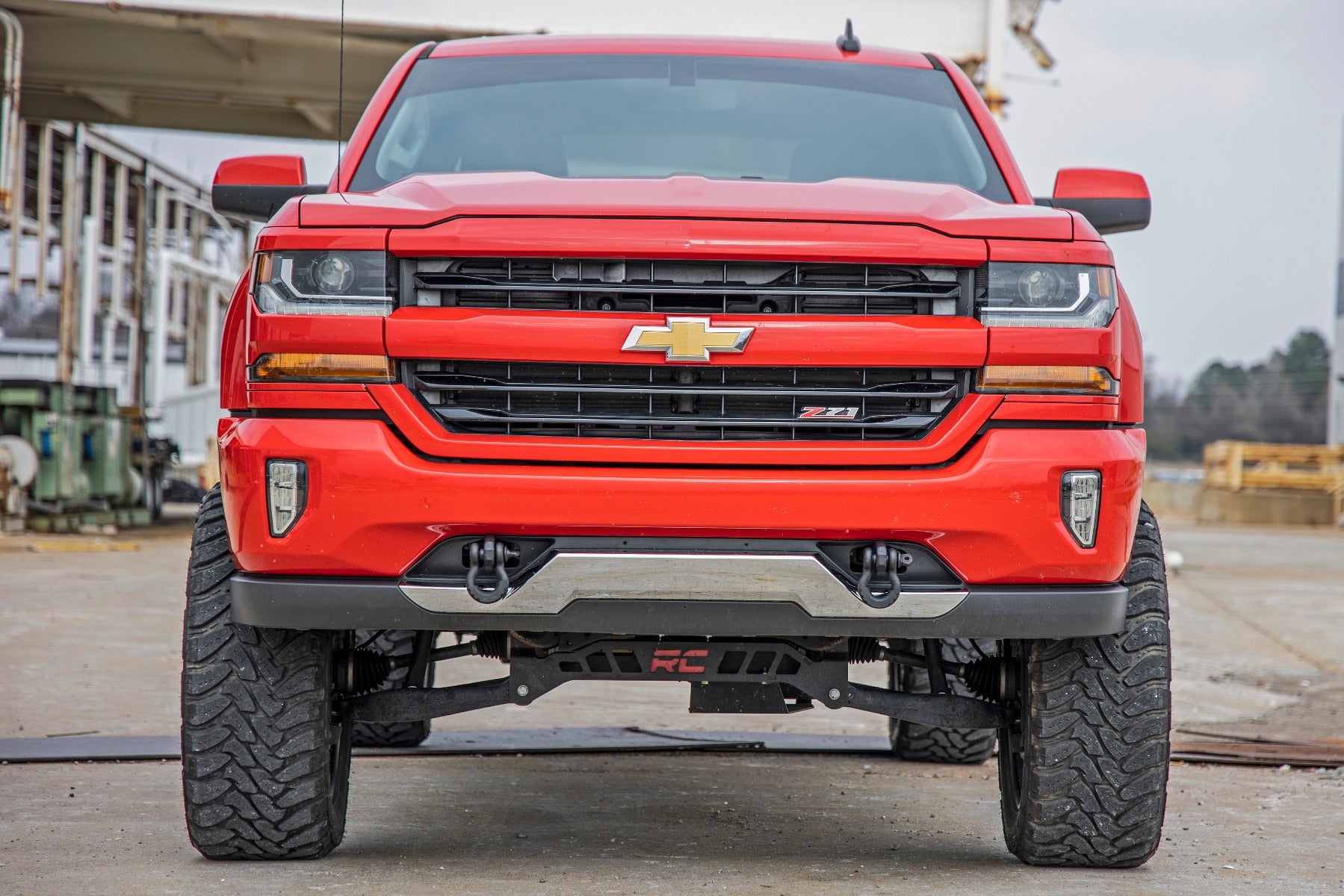 Tow Hook Brackets | D-Ring Combo | Chevy Silverado 1500 2WD/4WD (2014-2018 & Classic) by Rough Country