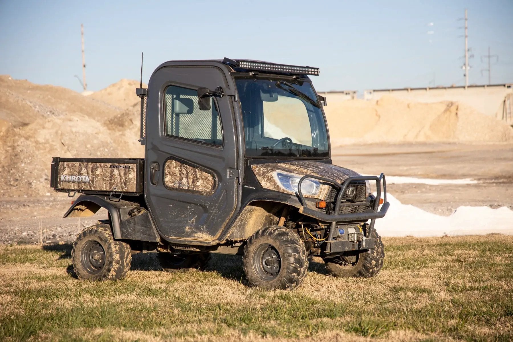 LED BlackSingle Row DRL Light Bar Kit | 50 Inch | Kubota RTV-X1120 by Rough Country