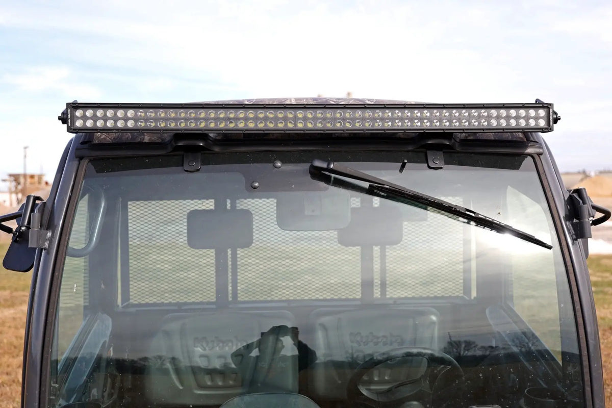LED BlackSingle Row DRL Light Bar Kit | 50 Inch | Kubota RTV-X1120 by Rough Country
