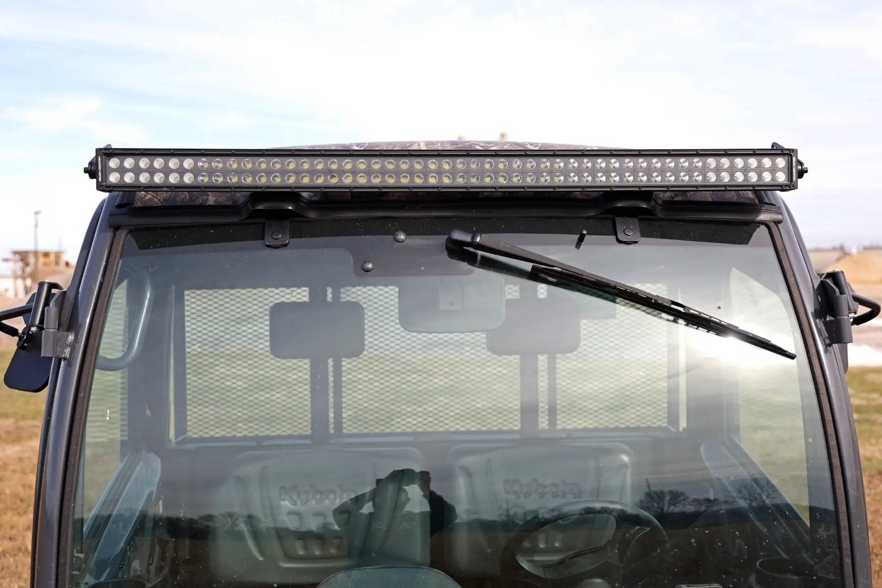 LED BlackSingle Row DRL Light Bar Kit | 50 Inch | Kubota RTV-X1120 by Rough Country