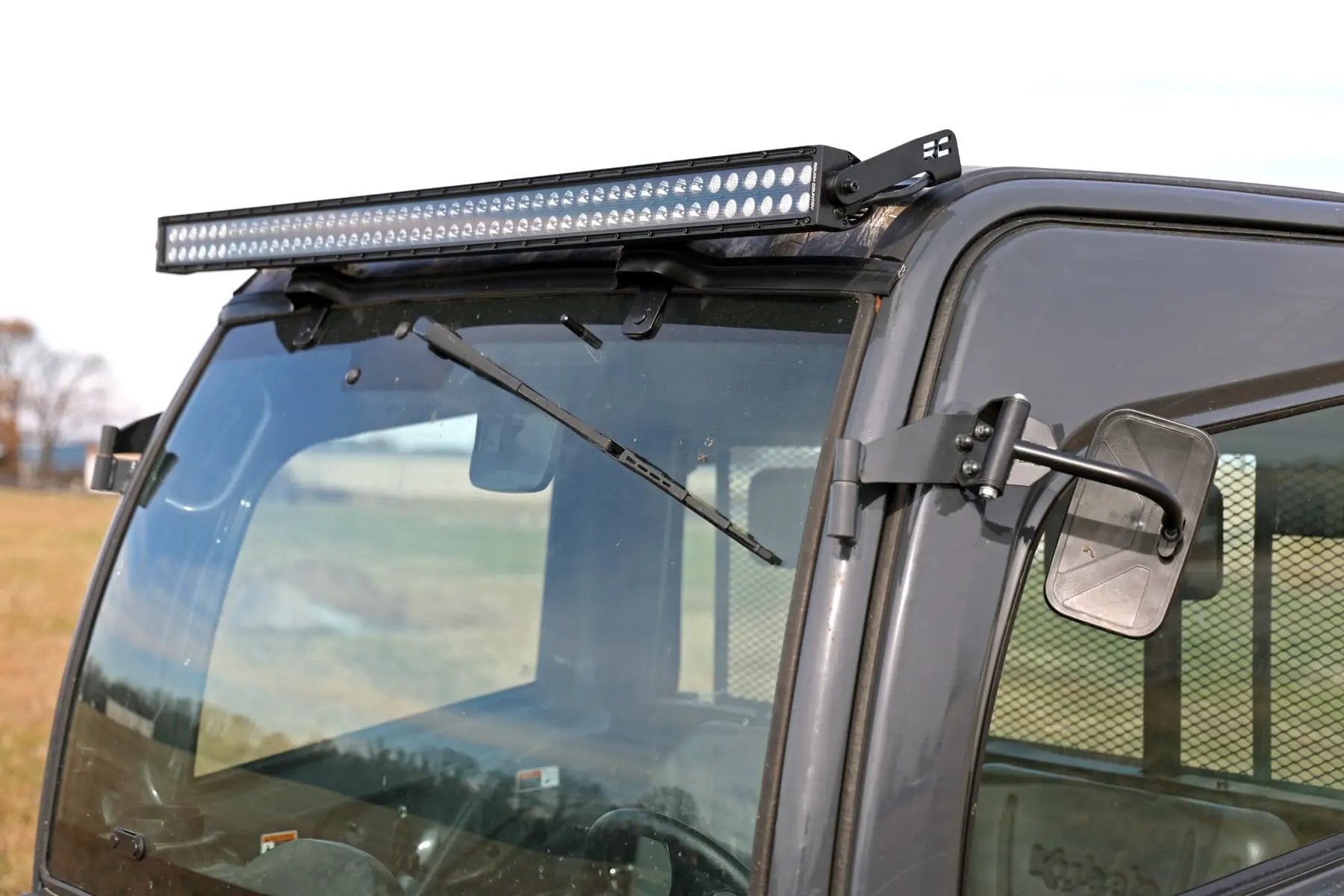 LED BlackSingle Row DRL Light Bar Kit | 50 Inch | Kubota RTV-X1120 by Rough Country
