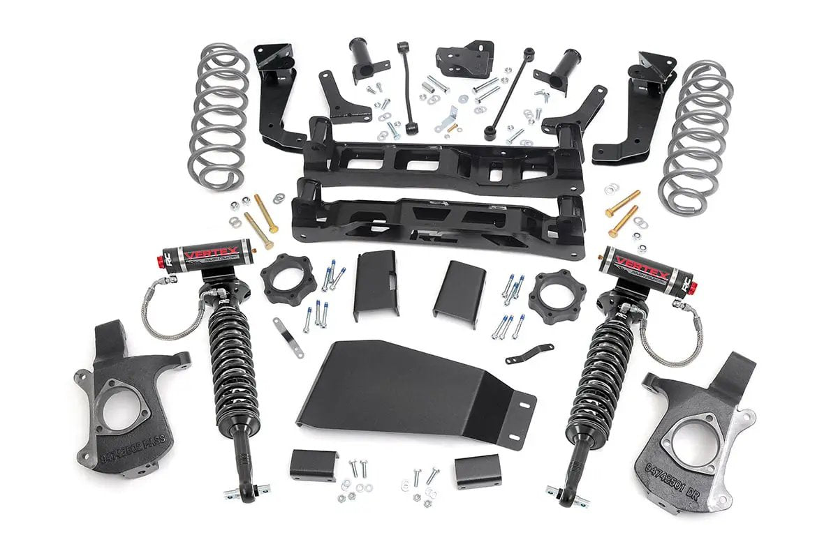 7 Inch Lift Kit | Vertex Coilovers | Chevy/GMC SUV 1500 2WD/4WD (2007-2014) by Rough Country