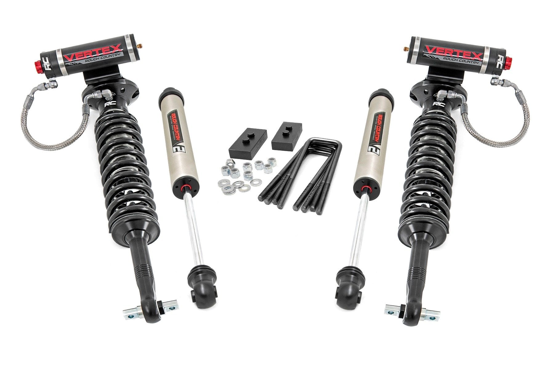 2 Inch Lift Kit | Vertex/V2 | Ford F-150 4WD (2021-2026) by Rough Country