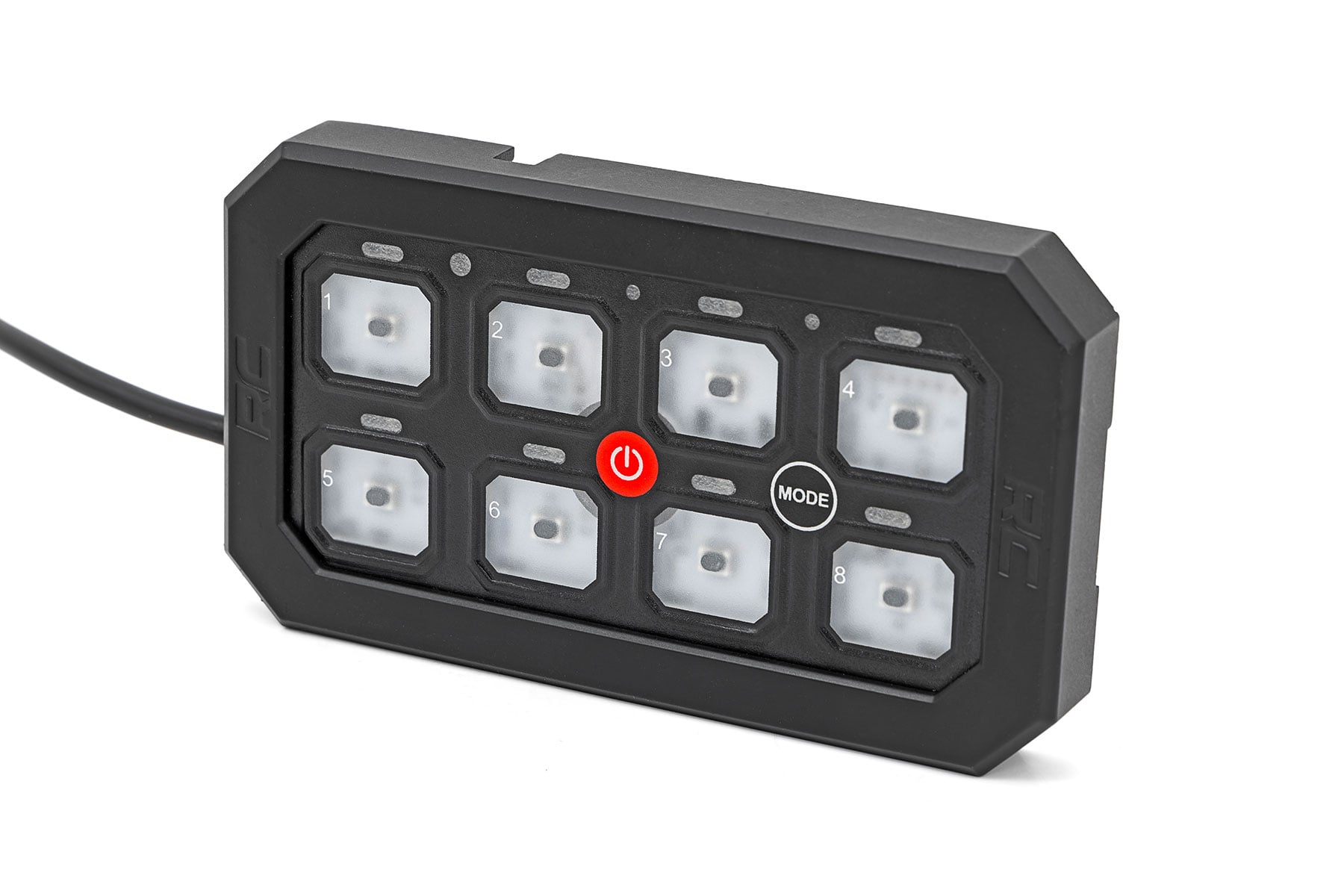 8 Gang Switch Panel | Bluetooth | RGB Backlit Buttons | Multifunction Modes by Rough Country
