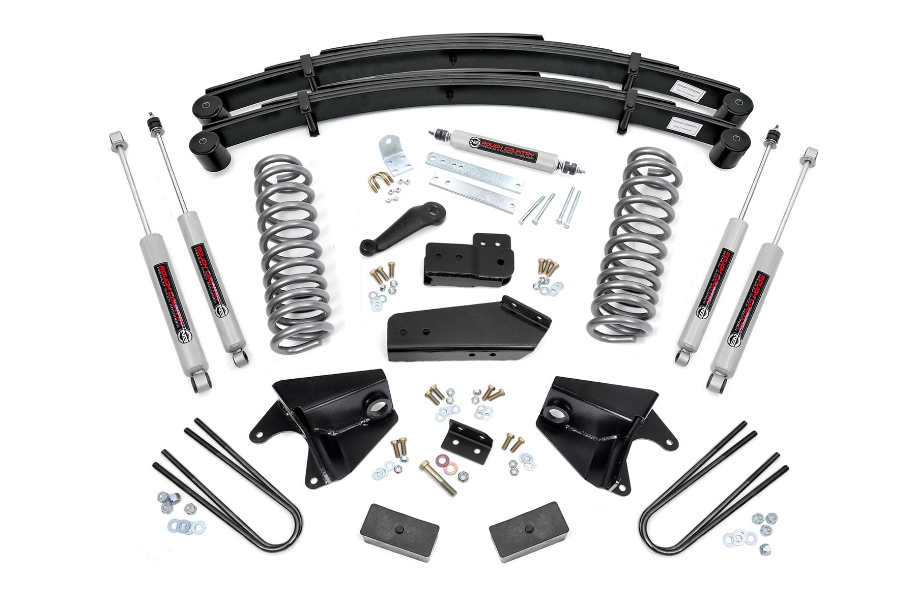 6 Inch Lift Kit | RR Springs | Ford Bronco/F-150 4WD (1980-1996) by Rough Country
