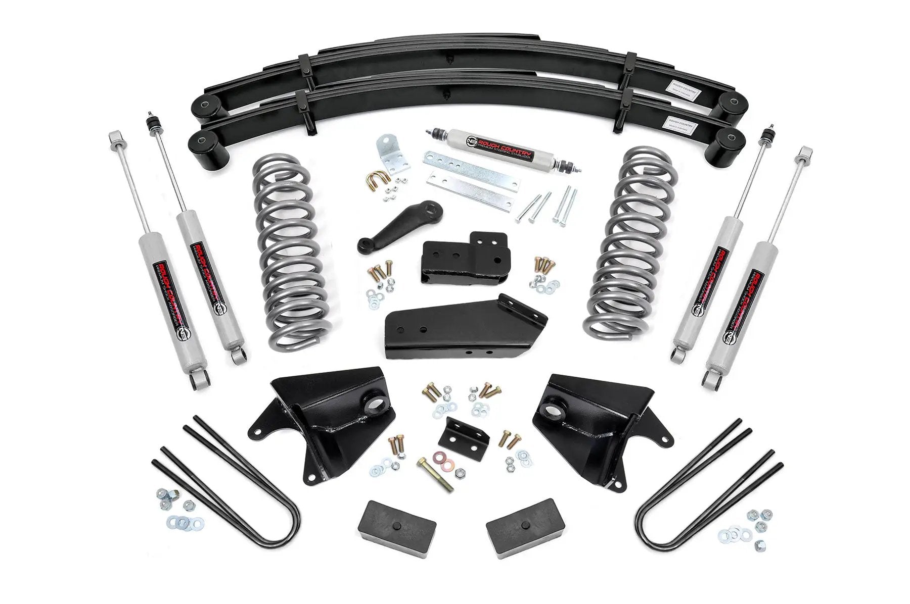 6 Inch Lift Kit | RR Springs | Ford Bronco/F-150 4WD (1980-1996) by Rough Country