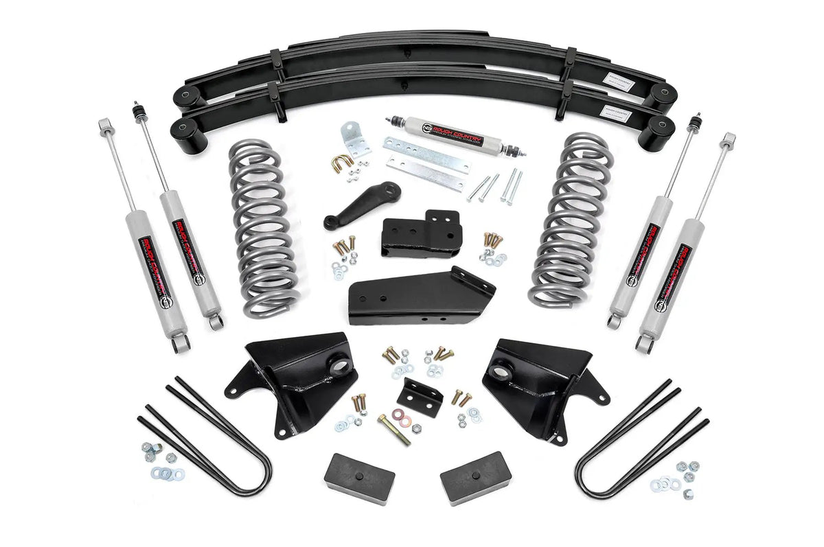 6 Inch Lift Kit | RR Springs | Ford Bronco/F-150 4WD (1980-1996) by Rough Country