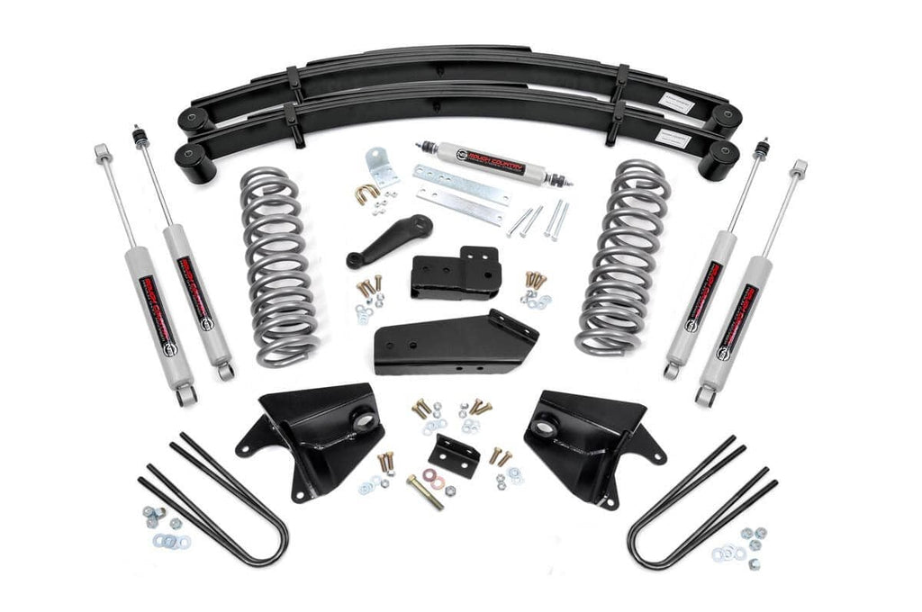 4 Inch Lift Kit | Rear Springs | Ford F-150 4WD (1980-1996) by Rough Country