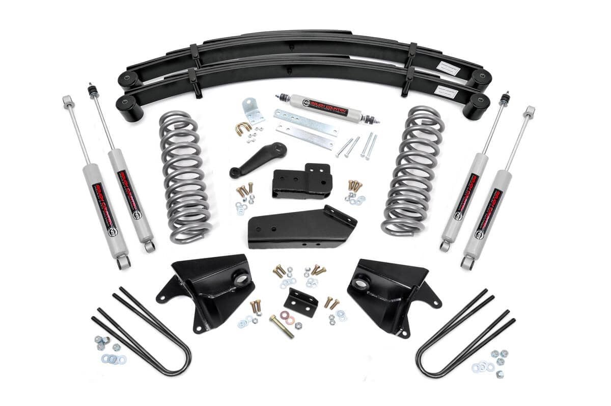 4 Inch Lift Kit | Rear Springs | Ford F-150 4WD (1980-1996) by Rough Country