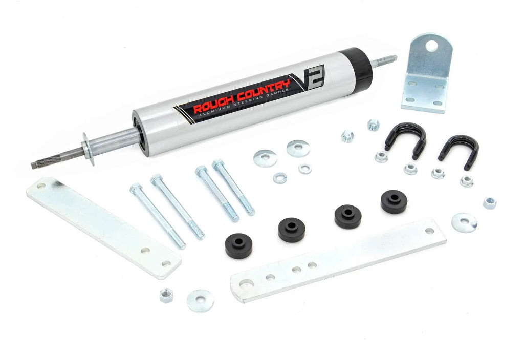 V2 Steering Stabilizer | Ford Bronco/F-150/F-250 (1980-1998) by Rough Country