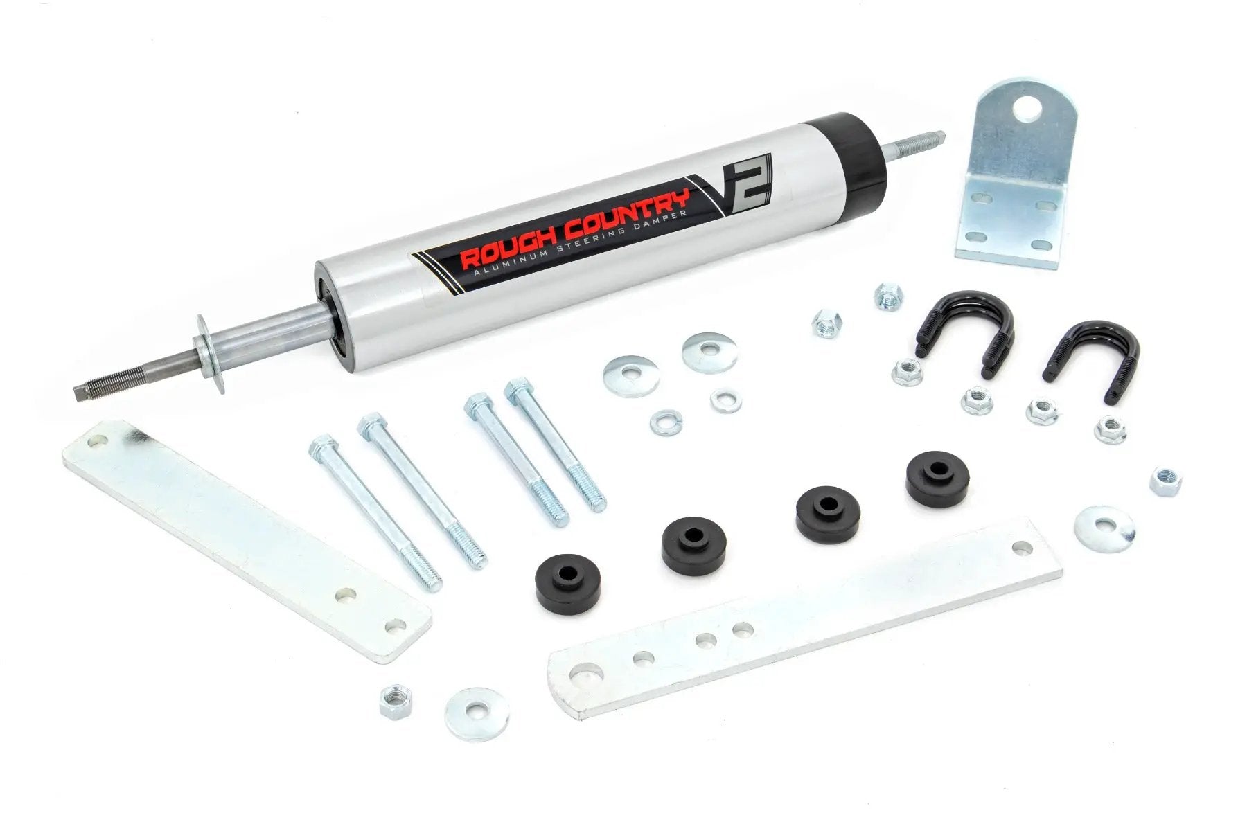 V2 Steering Stabilizer | Ford Bronco/F-150/F-250 (1980-1998) by Rough Country