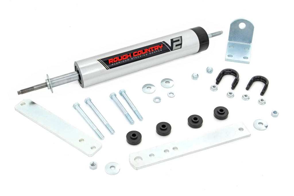 V2 Steering Stabilizer | Ford Bronco/F-150/F-250 (1980-1998) by Rough Country