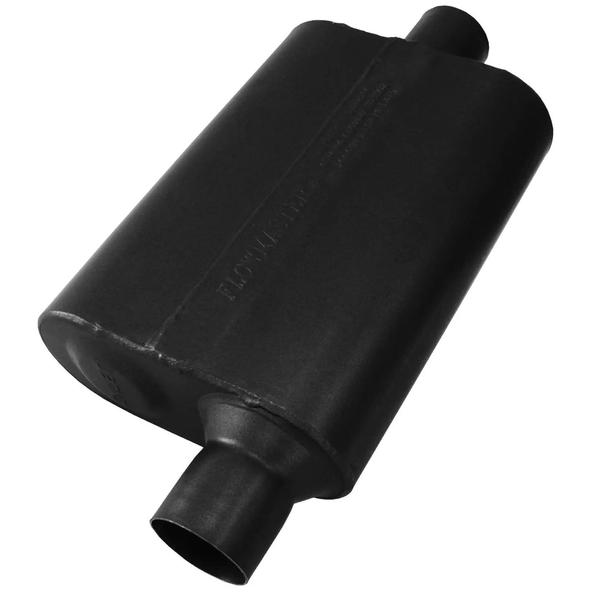 40 Series Stainless Steel - 2.50 Offset In / 2.50 Center Out - Aggressive Sound by Flowmaster