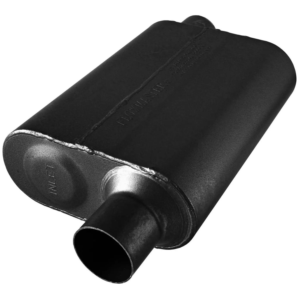 40 Series Stainless Steel - 2.50 Offset In / 2.50 Offset Out - Aggressive Sound by Flowmaster