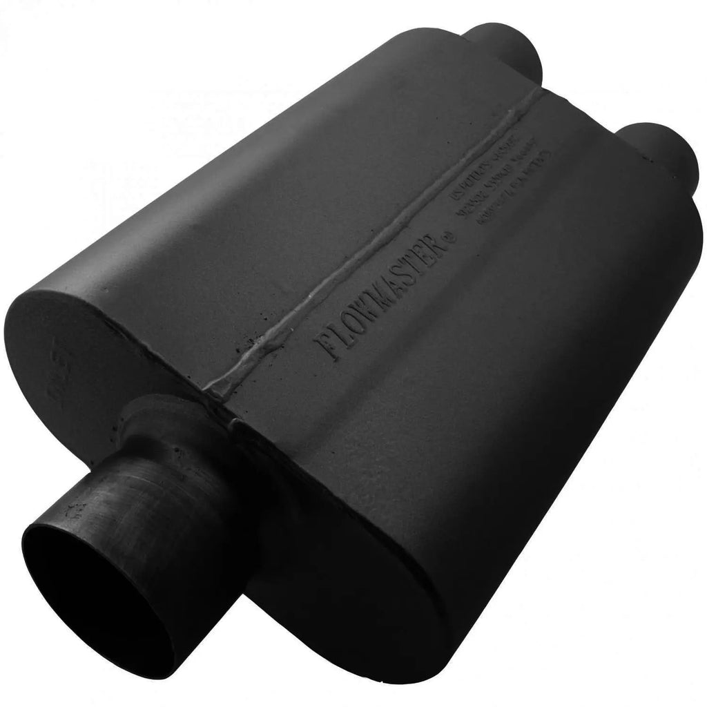 40 Series Stainless Steel - 3.00 Center In / 2.50 Dual Out - Aggressive Sound by Flowmaster