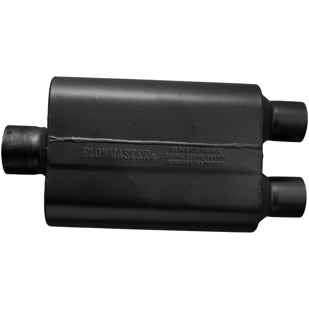 40 Series Stainless Steel - 3.00 Center In / 2.50 Dual Out - Aggressive Sound by Flowmaster