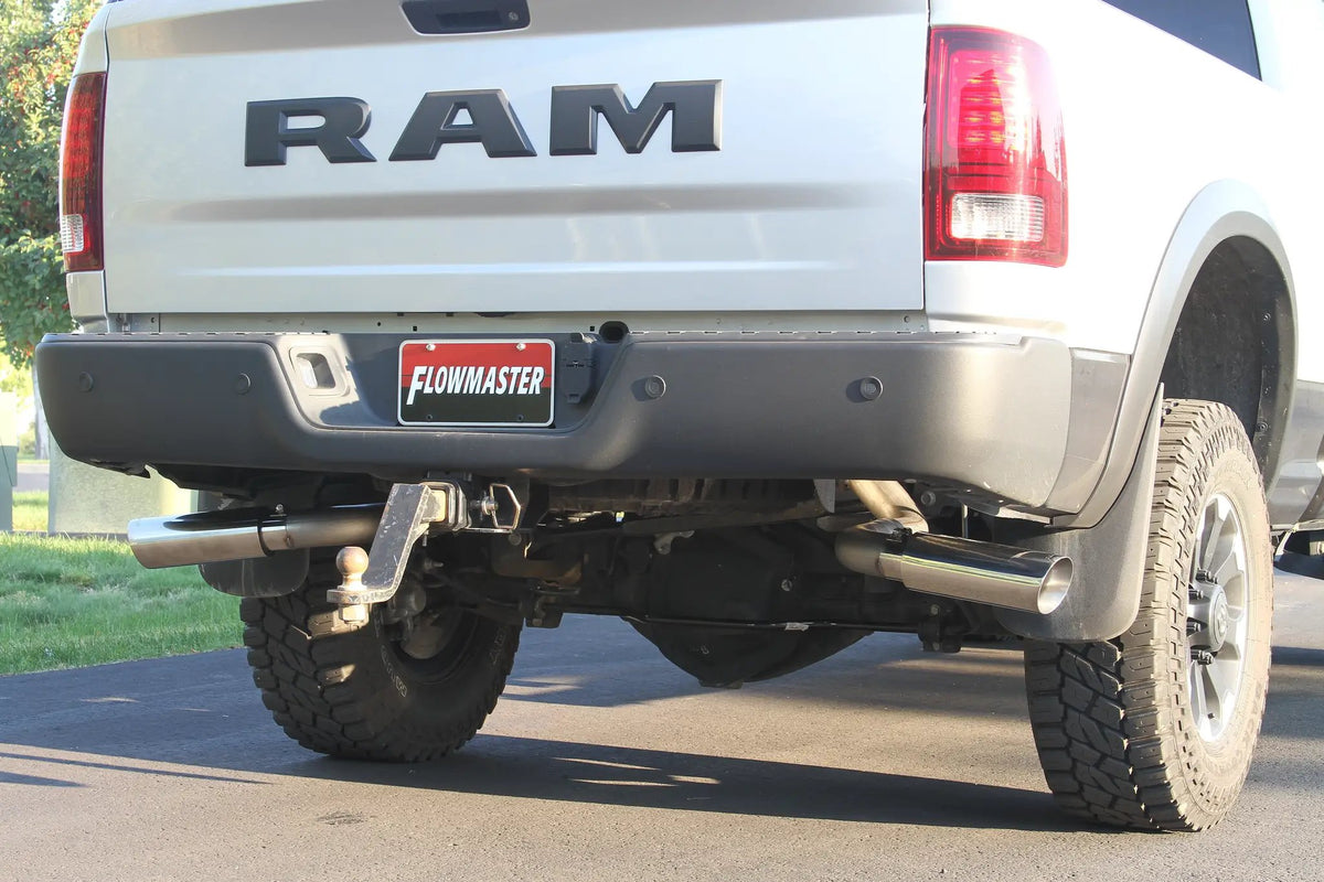Fits 2014-2024 Ram 2500 with 6.4L Hemi engine. - Aggressive to moderate sound by Flowmaster