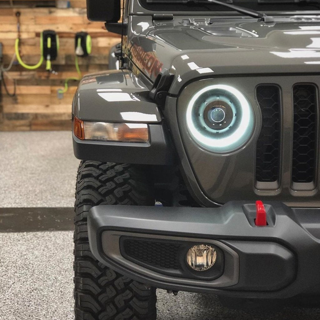 Oculus(tm) Bi-LED Projector Headlights - Satin Silver by Oracle Lighting