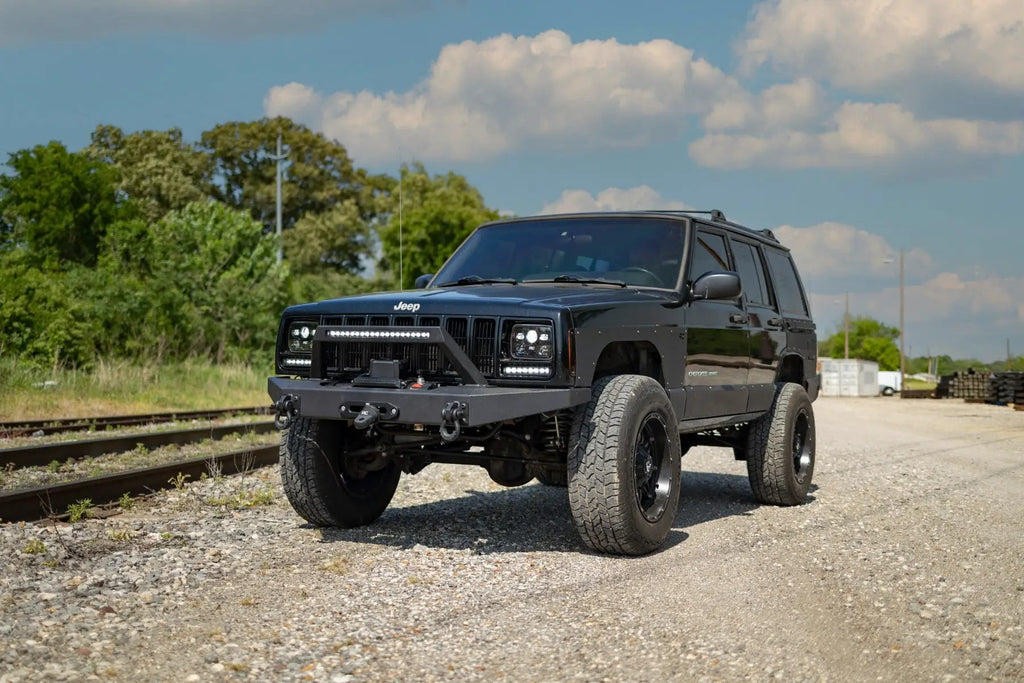 8 Inch Black Series LED Light Bar | Single Row | Pair by Rough Country