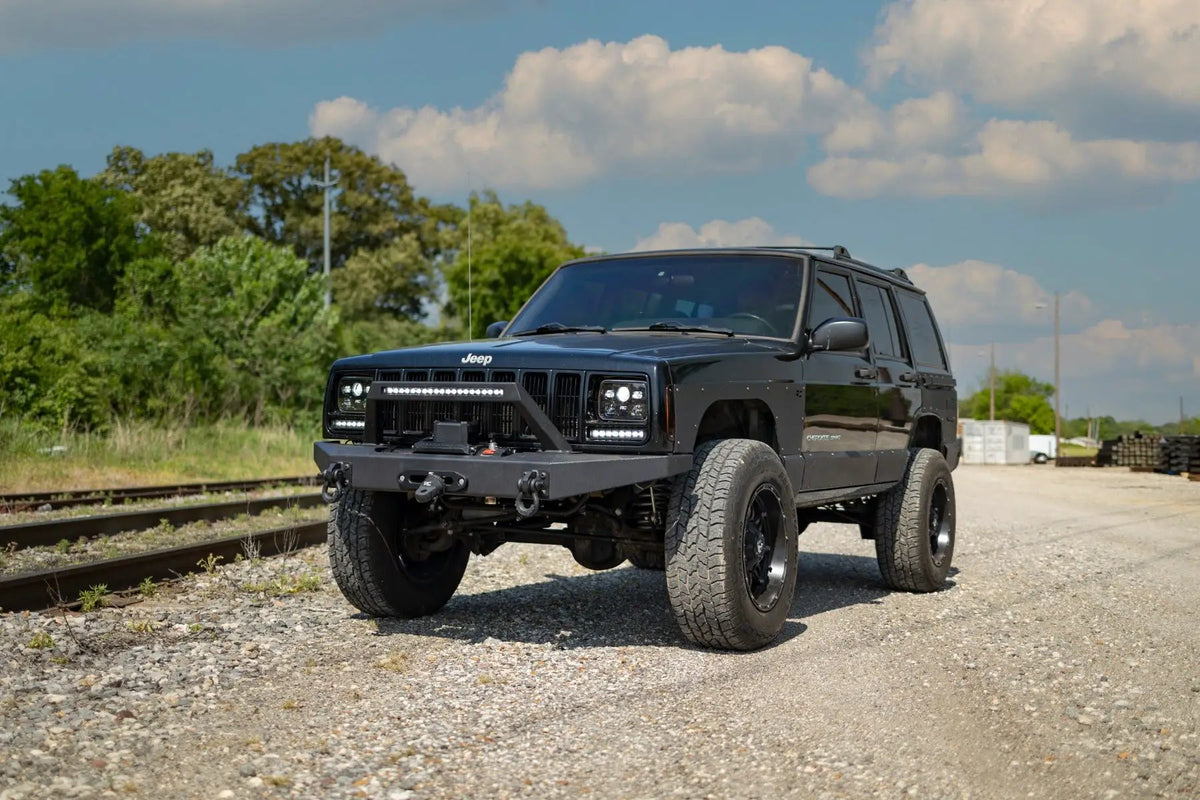8 Inch Black Series LED Light Bar | Single Row | Pair by Rough Country