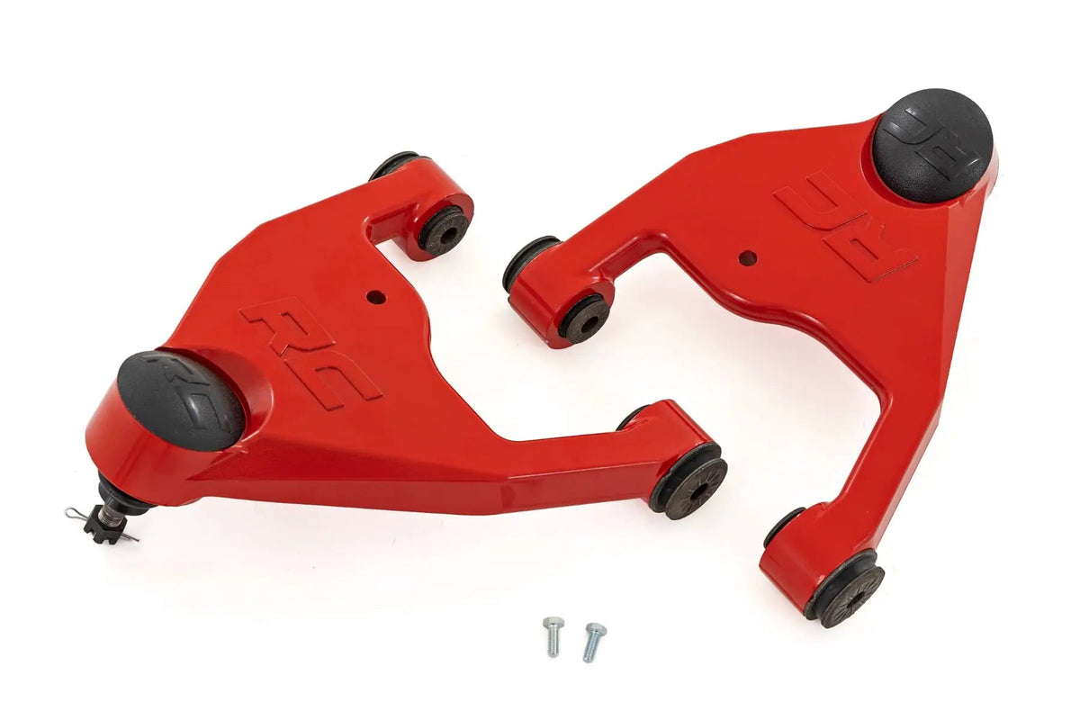 Red Forged Upper Control Arms | 2.5" of Lift | Chevy/GMC Blazer/S15 Jimmy/Sonoma 4WD by Rough Country
