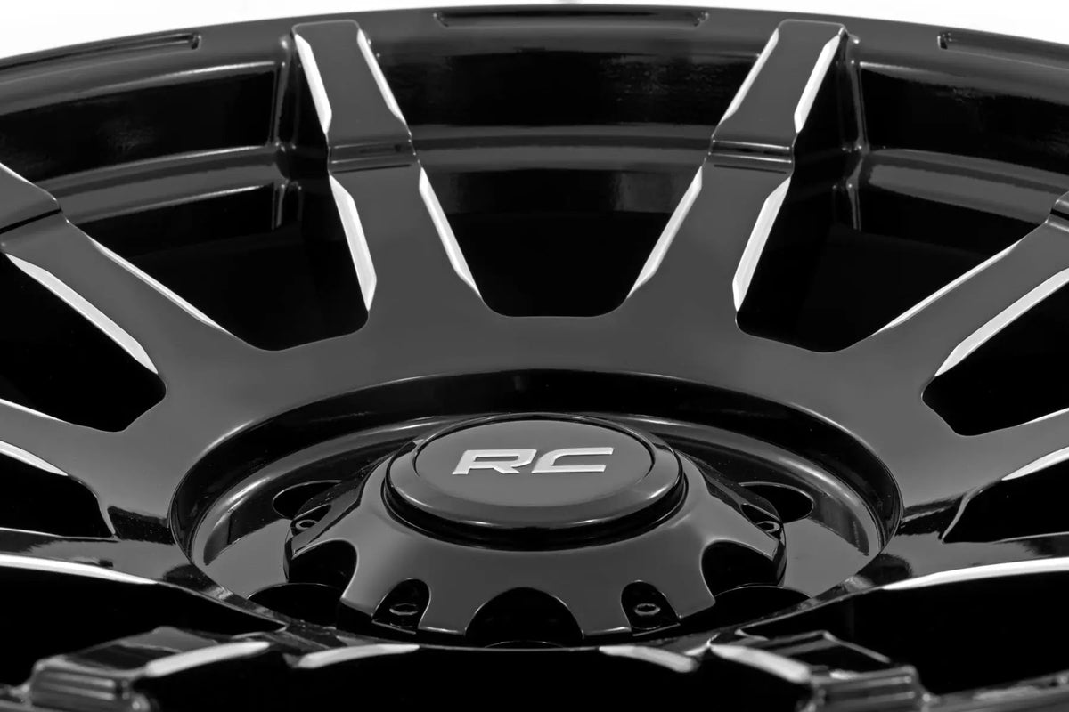 Rough Country 83 Series Wheel | One-Piece | Gloss Black | 17x9 | 6x5.5 | +0mm by Rough Country