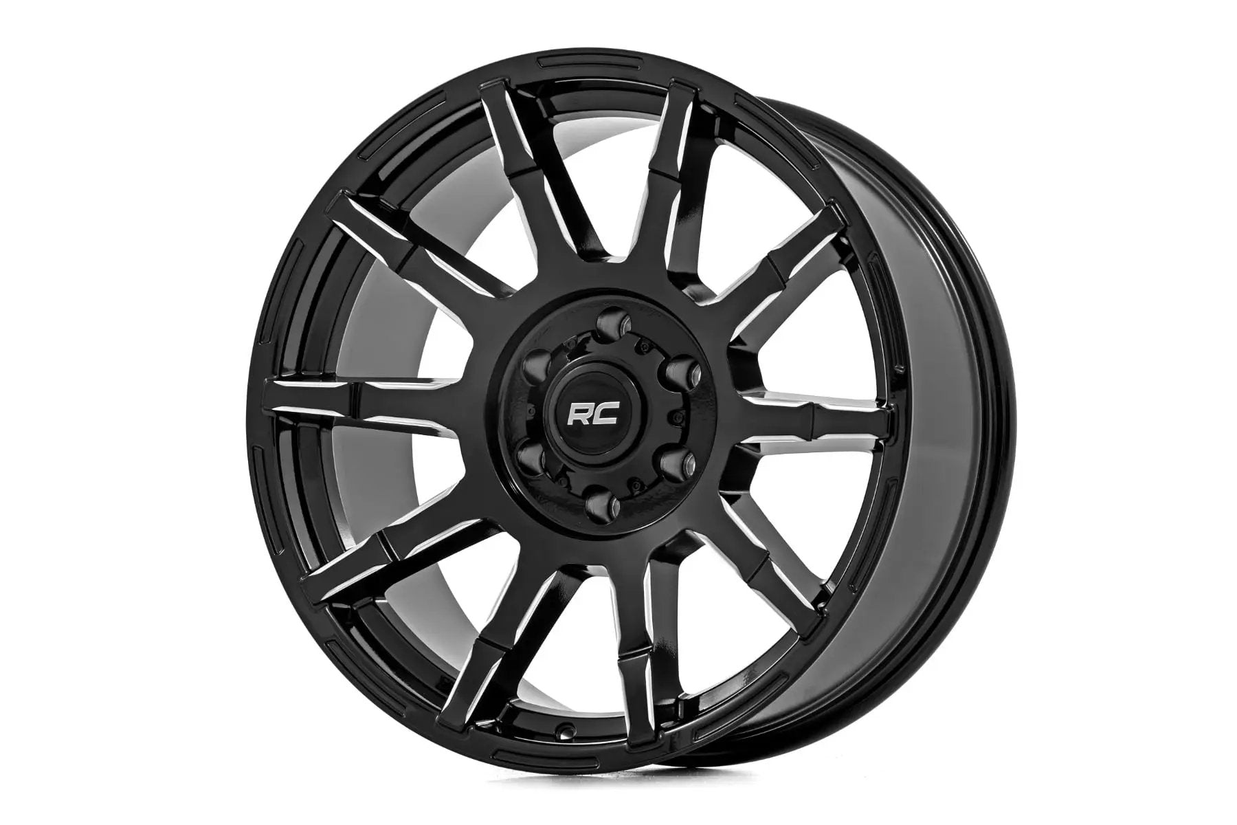 Rough Country 83 Series Wheel | One-Piece | Gloss Black | 17x9 | 6x135 | +0mm by Rough Country