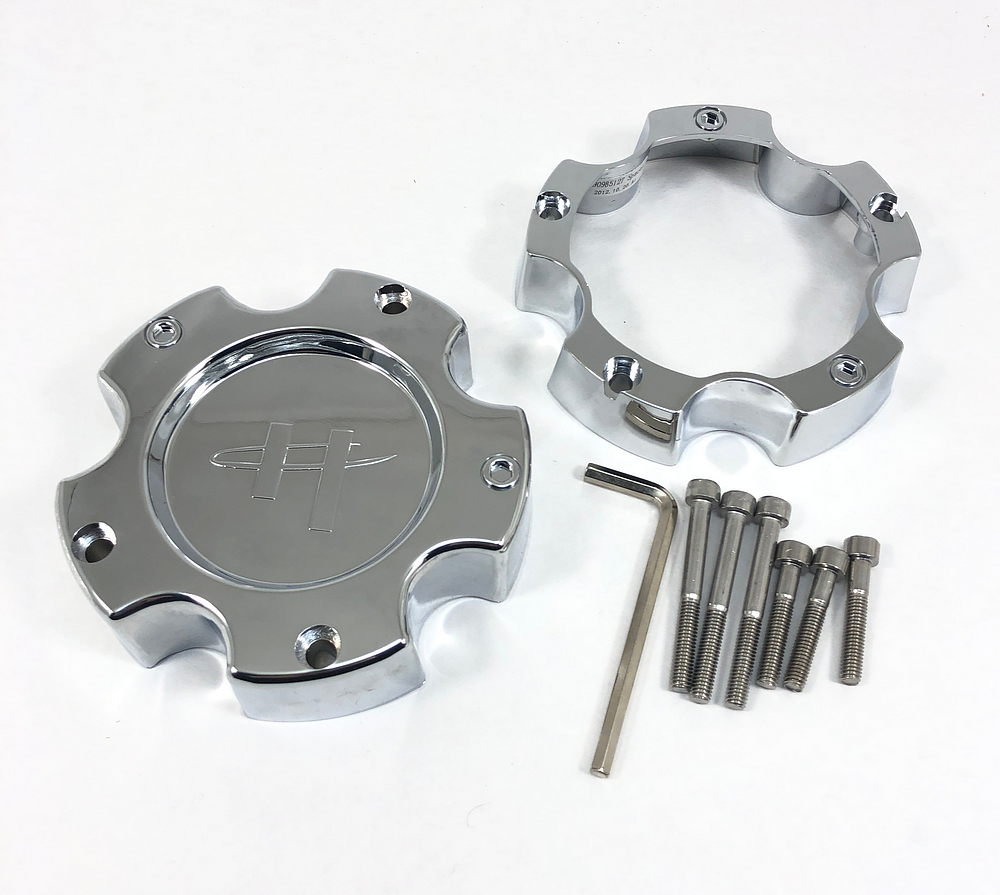 HLO CAP HE835 CHROME W/SPACER 5X135/5.5 by Helo