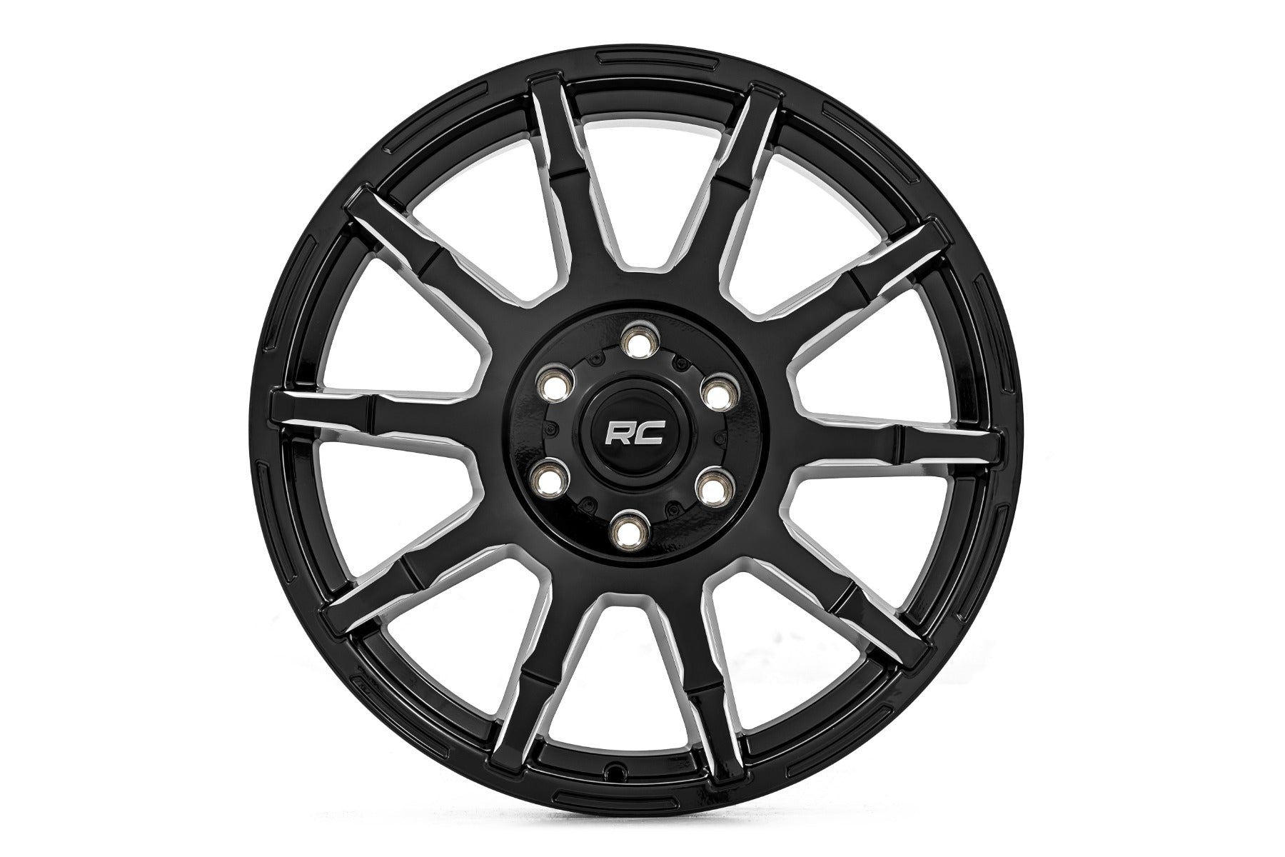 Rough Country 83 Series Wheel | One-Piece | Gloss Black | 20x9 | 8x6.5 | -12mm by Rough Country