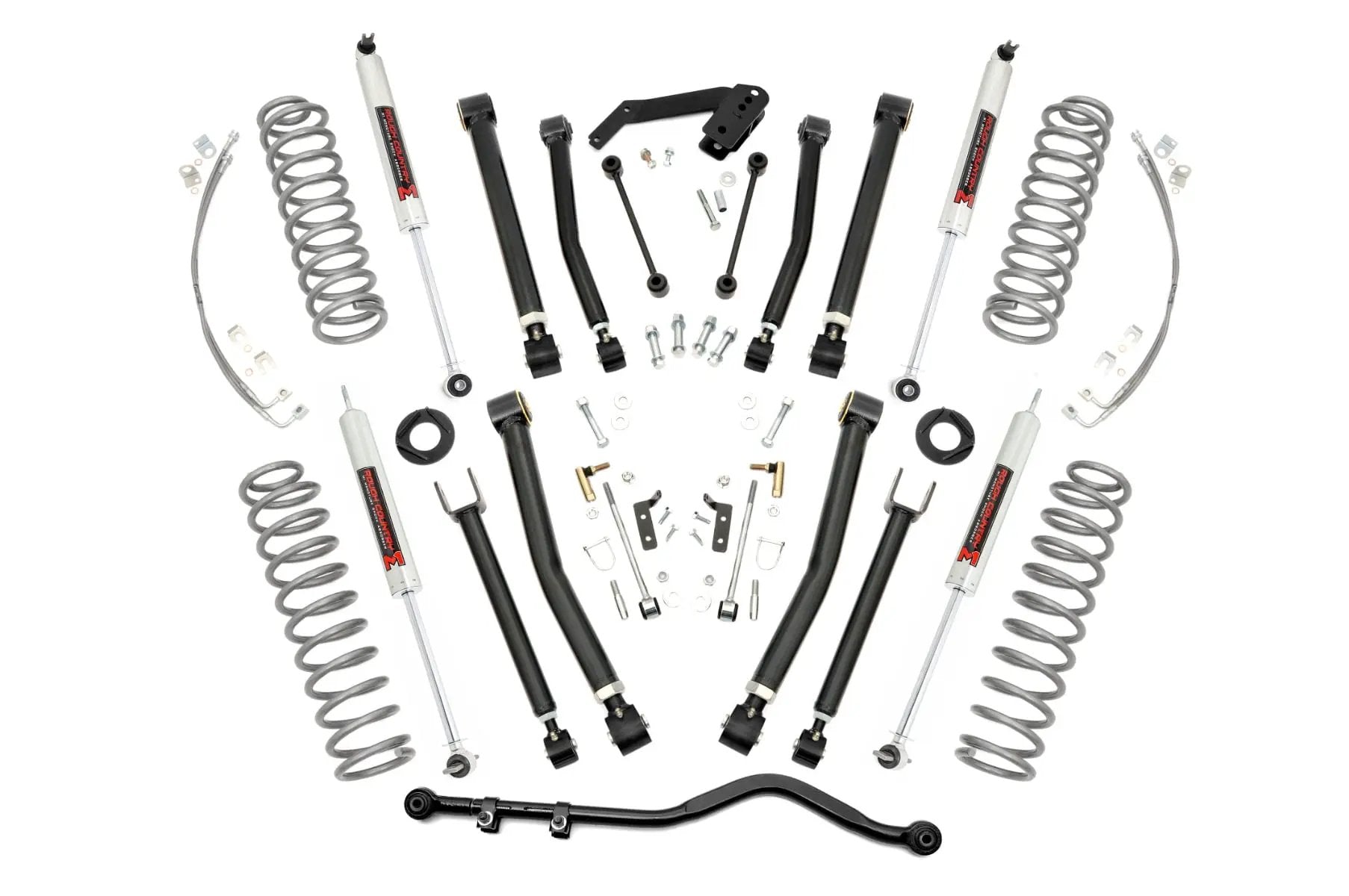4 Inch Lift Kit | X-Series | M1 | Jeep Wrangler JK 4WD (2007-2018) by Rough Country