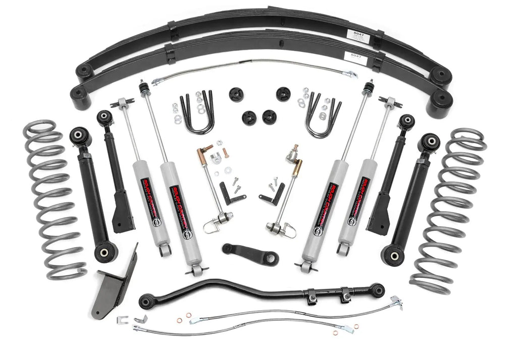 4.5 Inch Lift Kit | RR Springs | X-Series | Jeep Cherokee XJ 2WD/4WD (84-01) by Rough Country