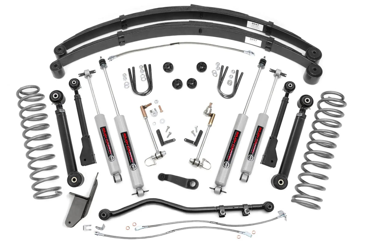 4.5 Inch Lift Kit | RR Springs | X-Series | Jeep Cherokee XJ 2WD/4WD (84-01) by Rough Country