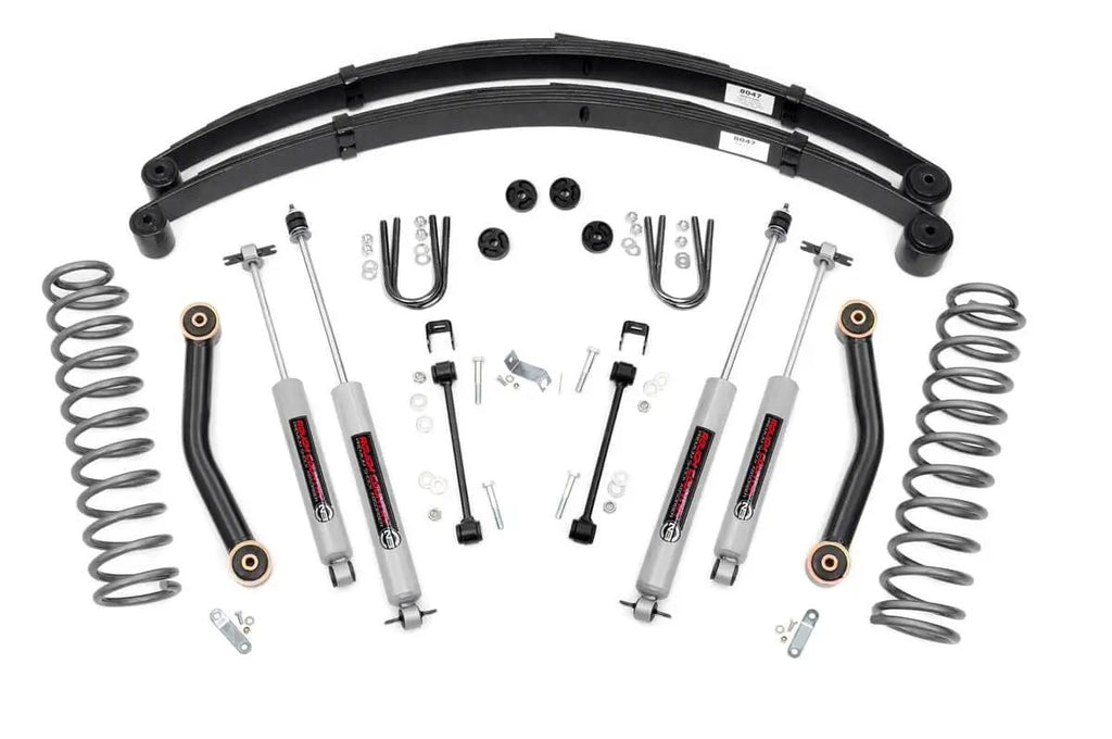 4.5 Inch Lift Kit | RR springs | Jeep Cherokee XJ 2WD/4WD (1984-2001) by Rough Country