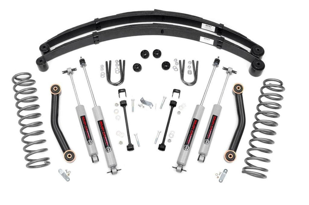 4.5 Inch Lift Kit | RR springs | Jeep Cherokee XJ 2WD/4WD (1984-2001) by Rough Country