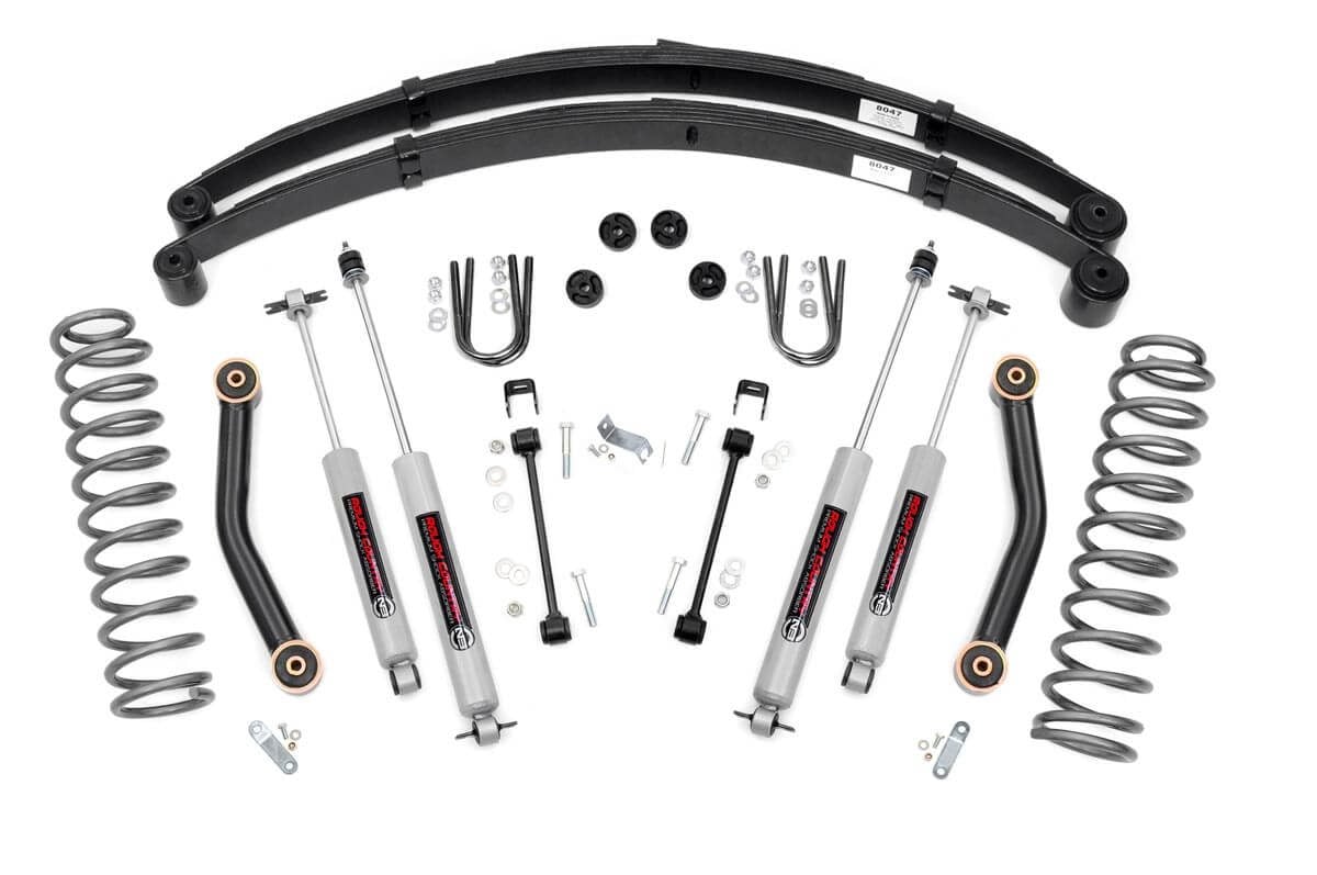 4.5 Inch Lift Kit | RR springs | Jeep Cherokee XJ 2WD/4WD (1984-2001) by Rough Country