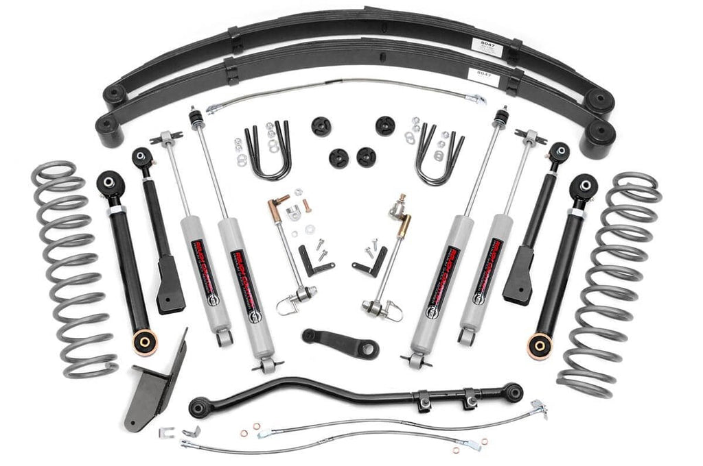 4.5 Inch Lift Kit | RR Springs | X-Series | Jeep Cherokee XJ 2WD/4WD (84-01) by Rough Country