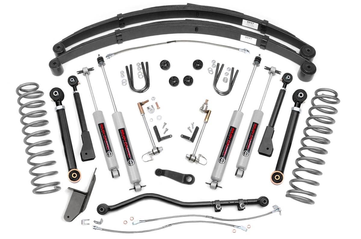 4.5 Inch Lift Kit | RR Springs | X-Series | Jeep Cherokee XJ 2WD/4WD (84-01) by Rough Country