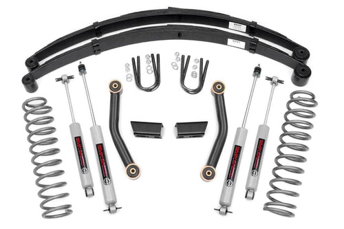 3 Inch Lift Kit | Series II | RR Springs | Jeep Cherokee XJ 2WD/4WD (84-01) by Rough Country