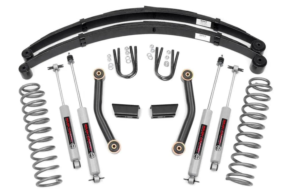 3 Inch Lift Kit | Series II | RR Springs | Jeep Cherokee XJ 2WD/4WD (84-01) by Rough Country