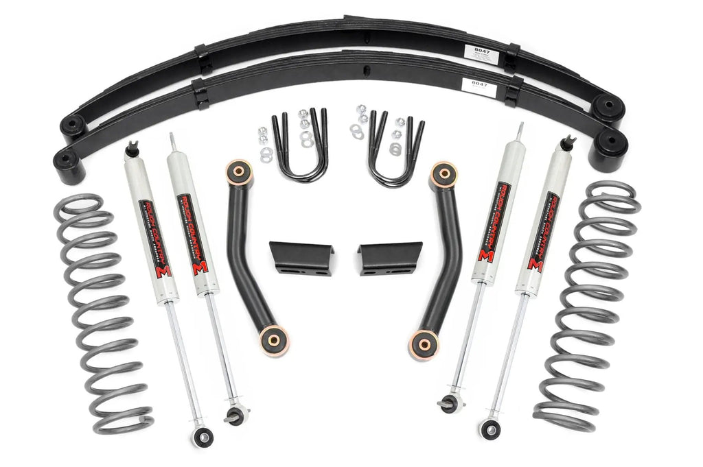 3 Inch Lift Kit | Series II | RR Springs | M1 | Jeep Cherokee XJ (84-01) by Rough Country