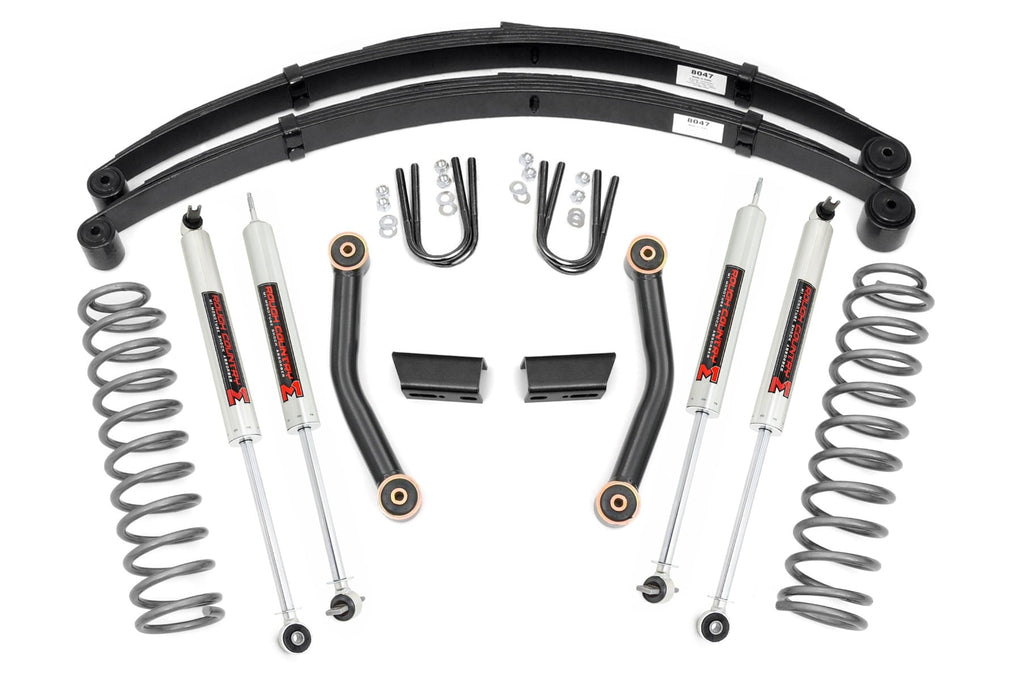 3 Inch Lift Kit | Series II | RR Springs | M1 | Jeep Cherokee XJ (84-01) by Rough Country