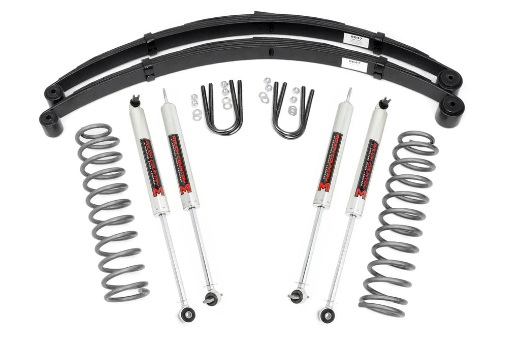3 Inch Lift Kit | RR Springs | M1 | Jeep Cherokee XJ 2WD/4WD (1984-2001) by Rough Country