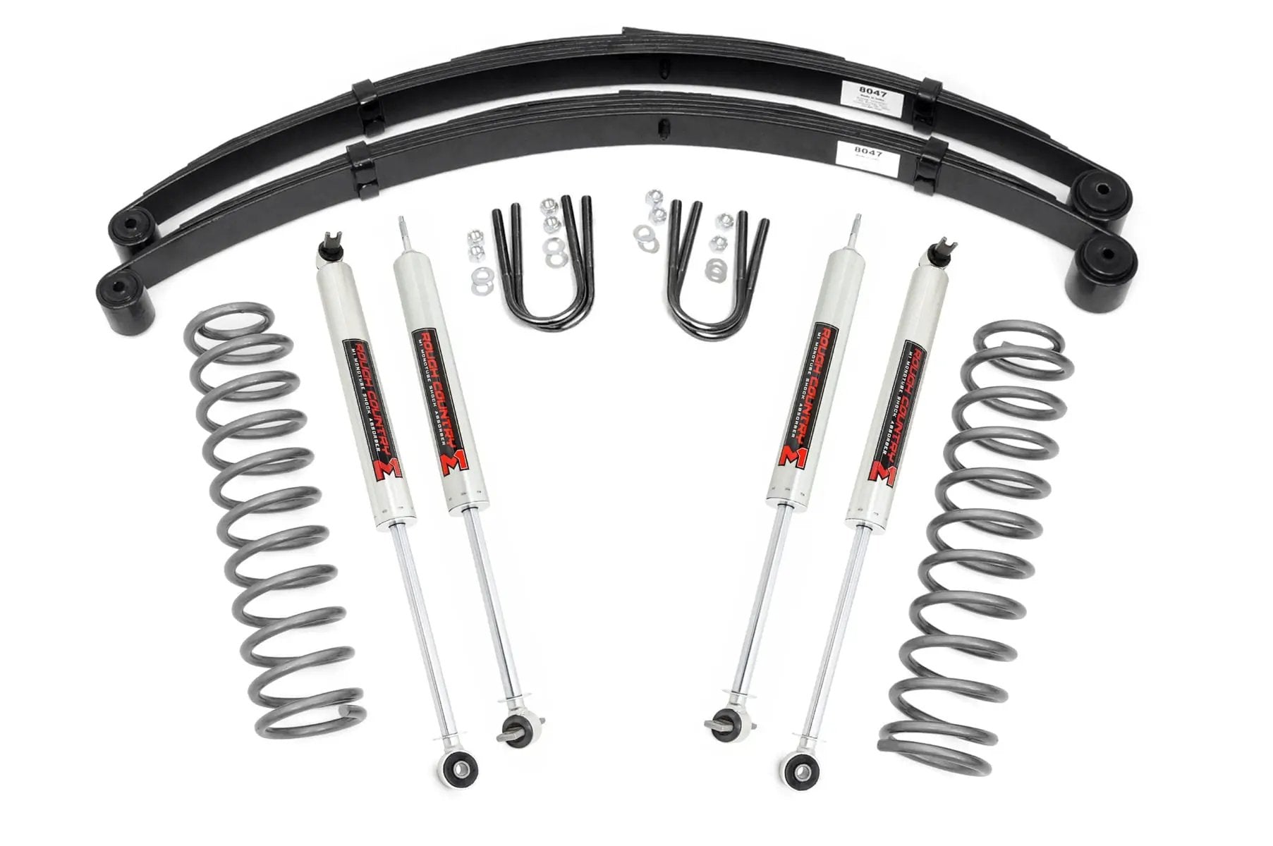 3 Inch Lift Kit | RR Springs | M1 | Jeep Cherokee XJ 2WD/4WD (1984-2001) by Rough Country