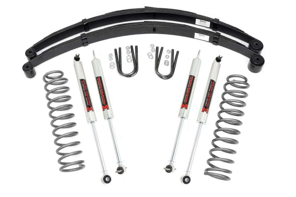 3 Inch Lift Kit | RR Springs | M1 | Jeep Cherokee XJ 2WD/4WD (1984-2001) by Rough Country