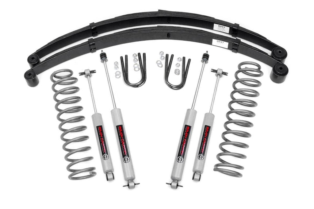 3 Inch Lift Kit | RR Springs | Jeep Cherokee XJ 2WD/4WD (1984-2001) by Rough Country